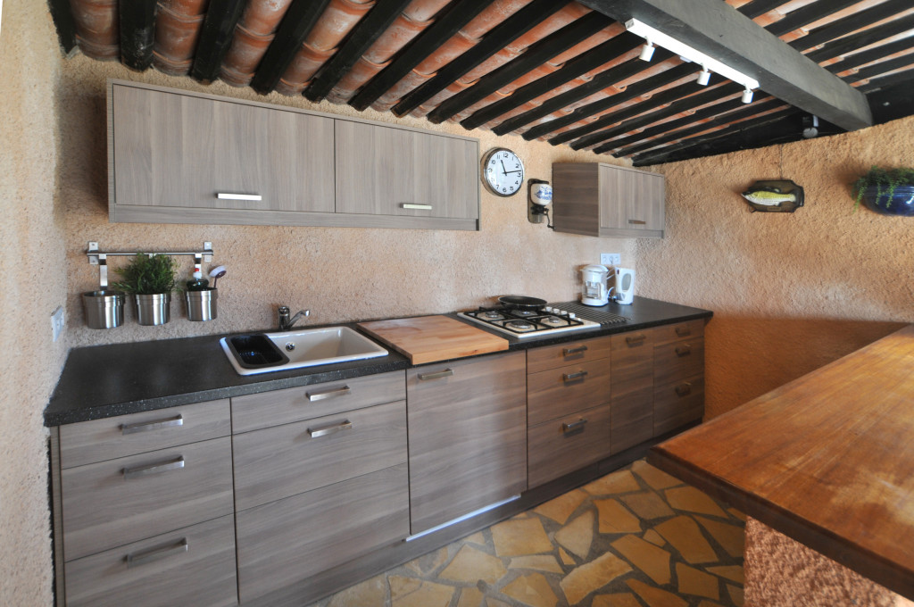Buitenkeuken 7 B&B "Villa Catherine" Flayosc, Provence